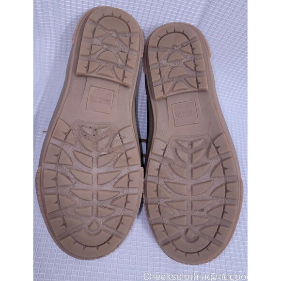 Michael Kors Hyde Signature Brown MK Logo Duck Boot Rainboots Women's size 7 - Picture 10 of 11